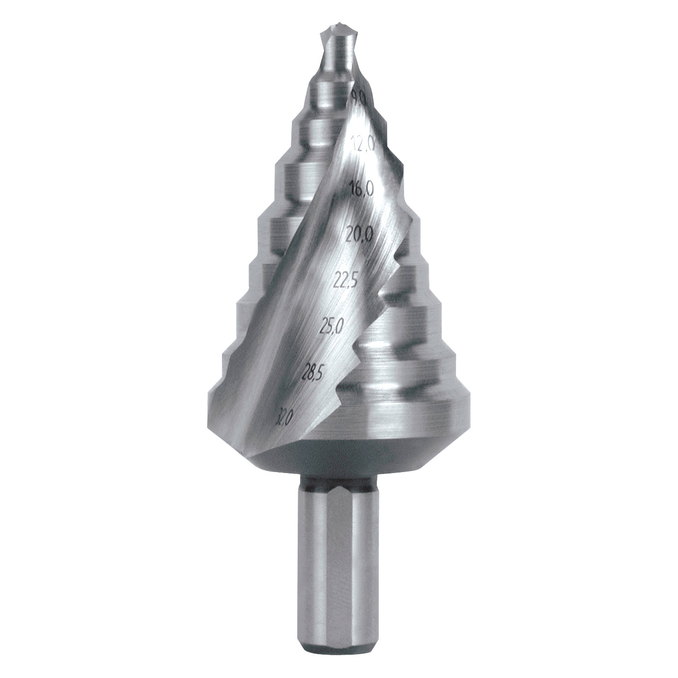 Frese A Gradini HSS | Set 3 Pezzi | Foratura Lamiera E Metalli | Diametro 4-30mm