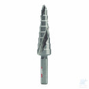 Fresa a gradini RUKO ULTIMATECUT FLOWSTEP HSSE-Co5, misura 0/9, campo di foratura da 5 a 12 mm, con scanalatura elicoidale