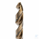 Dettaglio della punta RUKO ULTIMATECUT FLOWSTEP® HSSE-Co5 con geometria di taglio a gradini