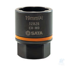 Bussola BoltBiter SATA con finitura fosfatata nera, fascia arancione e base esagonale