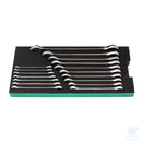 Set di chiavi combinate a cricchetto con recupero in vassoio EVA 17 pz SATA ST09011G
