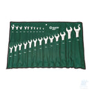 Set rotolo chiavi combinate metriche SATA ST09027SJ 23 pezzi aperto