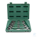 Cassetta 6 chiavi combinate a cricchetto reversibili metriche SATA ST09080SJ
