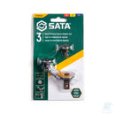 Set adattatori SATA ST09084SJ in confezione da 3 pezzi per attacchi 1/4" 3/8" e 1/2"