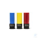 Set 3 bussole Impact rivestite SATA 1/2" da 17, 19 e 21 mm