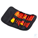 SATA ST09304G set 10 pz cacciaviti a lama intercambiabile VDE in custodia