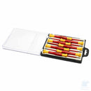SATA ST09318 set 7 cacciaviti di precisione VDE Phillips e Taglio in custodia