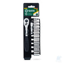 Set SATA ST09521G da 13 pezzi nella confezione con bussole metriche da 1/4"