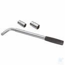 SATA ST09531SJ set chiave a L per ruote 3 pz con bussole doppie 17 x 19 mm e 21 x 23 mm