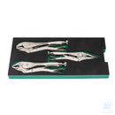 Set di pinze autobloccanti in vassoio EVA 3 pz SATA ST09915G