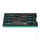 Set di cacciaviti in acetato a taglio e Phillips in vassoio EVA 9 pz SATA ST09916G
