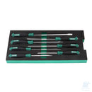 Set di cacciaviti SATA ST09919G Soft Grip Go-Through da 7 pezzi con vassoio portautensili in EVA