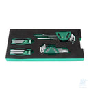Set di chiavi esagonali e Torx® SATA ST09921G da 34 pezzi con vassoio portautensili in EVA