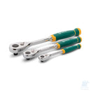 Set SATA ST14901G con 3 cricchetti Comfort Grip a sgancio rapido da 1/4", 3/8" e 1/2"