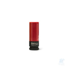 Bussola Impact rivestita SATA 1/2" da 21 mm con manicotto rosso