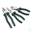 Set 3 pinze e tronchese SATA ST70002U con pinza combinata, pinza a becchi lunghi e tronchese diagonale