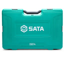 Sata ST09014A Cassetta 1/4" 3/8" e 1/2" Esagonale 128 pezzi