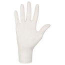 Guanti in lattice Mercator Dermagel Coated monouso colore panna, confezione da 100 pezzi