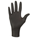 Guanti in nitrile Mercator Nitrylex Nero monouso, confezione da 100 pezzi