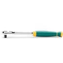 Vista laterale del cricchetto SATA Comfort Grip a sgancio rapido a goccia