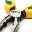 Dettaglio zona di taglio pinza a becchi lunghi SATA High Leverage