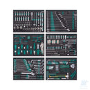 Set di utensili SATA SC09931-1 da 368 pezzi completo in vassoi EVA Foam