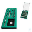 Set cricchetti Slim Head SATA ST09057G con cricchetti flessibili a testa sottile, bussole metriche 1/4", bit e accessori
