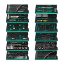 COMBO di vassoi EVA SATA ST09929G-M da 247 pezzi per carrelli e cassettiere da officina