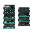 COMBO di vassoi EVA SATA ST09929G-S da 152 pezzi per carrelli e cassettiere da officina