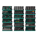 COMBO di vassoi EVA SATA ST09929G-XL da 416 pezzi per carrelli e cassettiere da officina