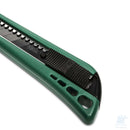 Dettaglio slitta in acciaio e lama snap-off del cutter SATA ST93422A