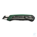 Cutter SATA ST93483 T Series con impugnatura gommata e lama snap-off a 7 punti, vista con lama estesa
