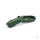 Coltello di sicurezza SATA ST93624G a lama auto-retrattile con impugnatura ergonomica, vista laterale