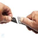 Sostituzione rapida della lama senza utensili sul cutter pieghevole SATA ST93647
