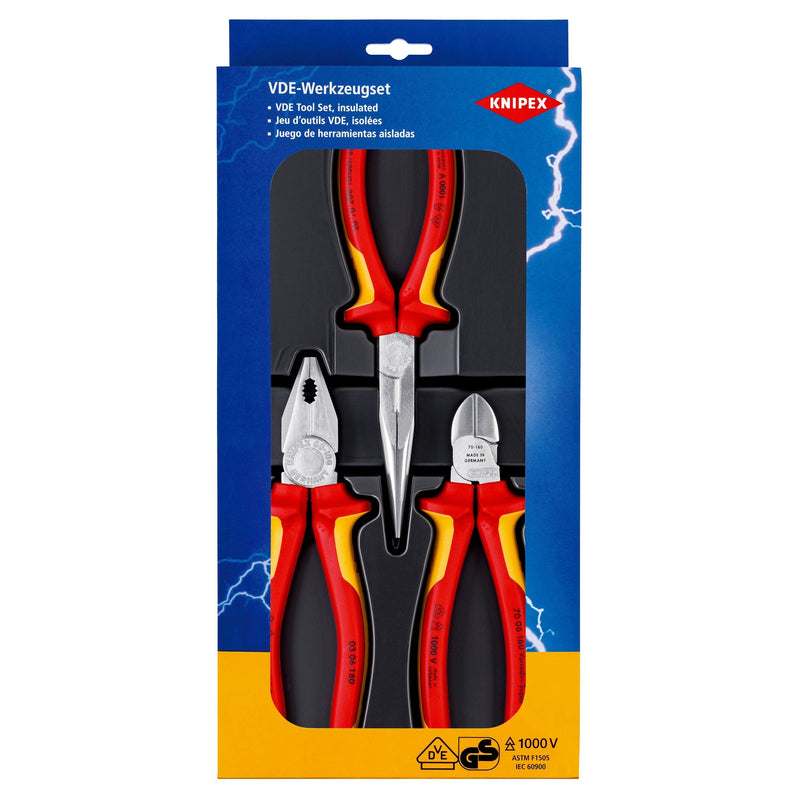 Knipex 002012 assortimento pinze sicurezza 00 20 12