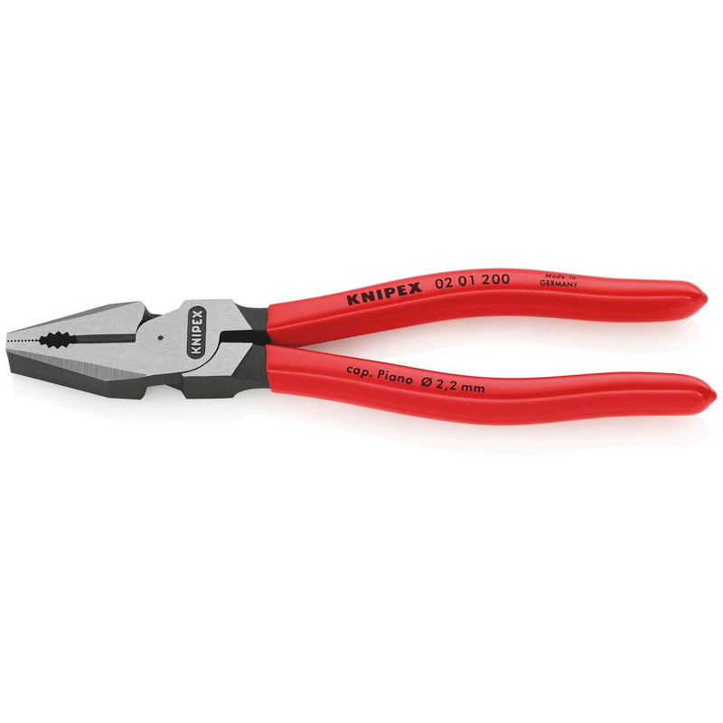 Pinza universale tipo "forte", manici resina Knipex