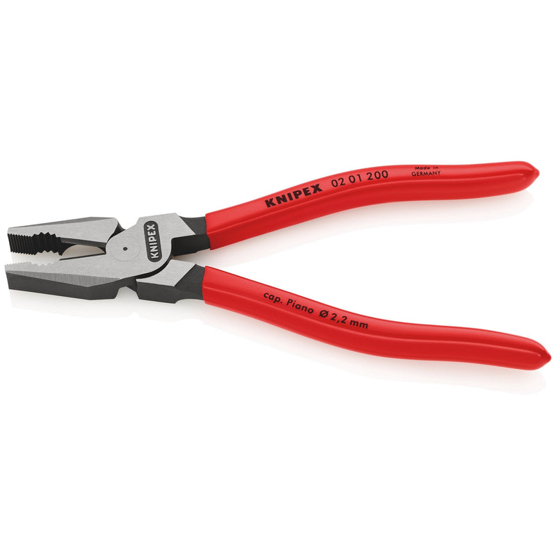 Pinza universale tipo "forte", manici resina Knipex