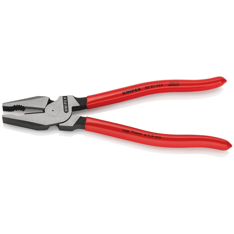 Pinza universale tipo "forte", manici resina Knipex