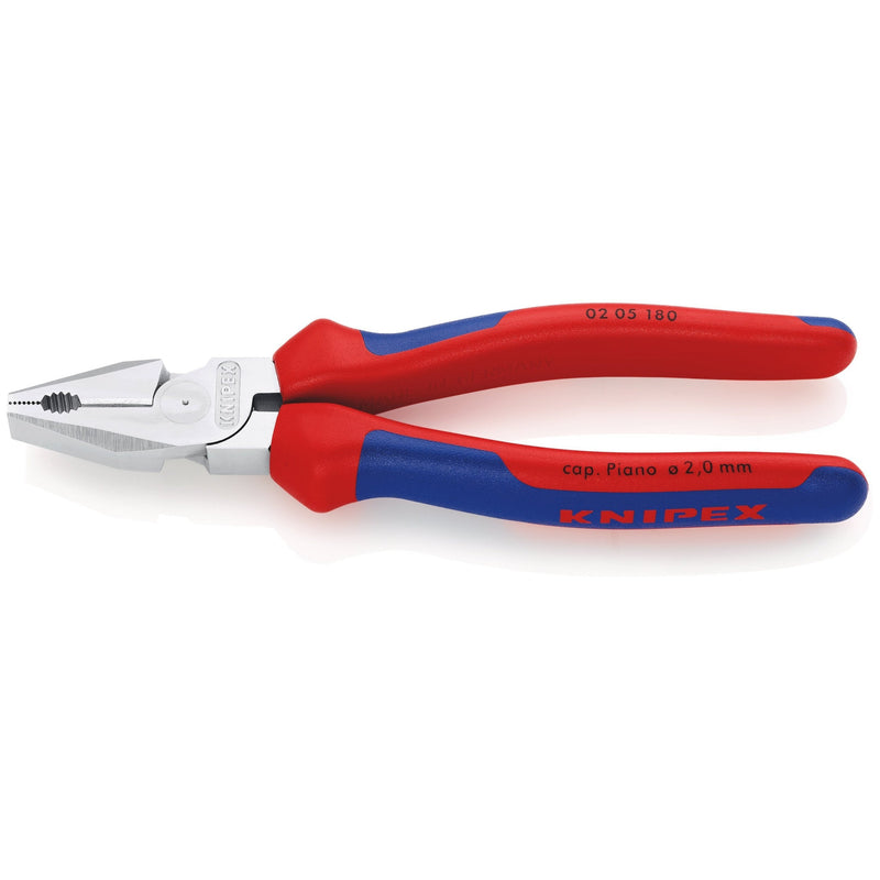 Pinza universale tipo "forte", cromata, manici bicomponente Knipex