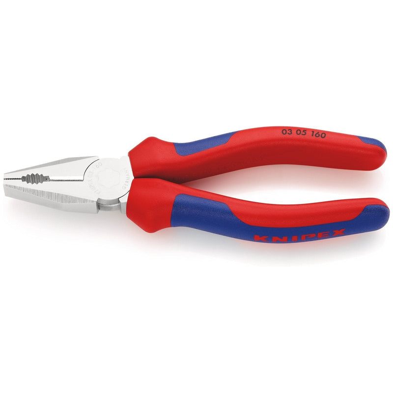 Pinza universale, cromata, manici bicomponente Knipex