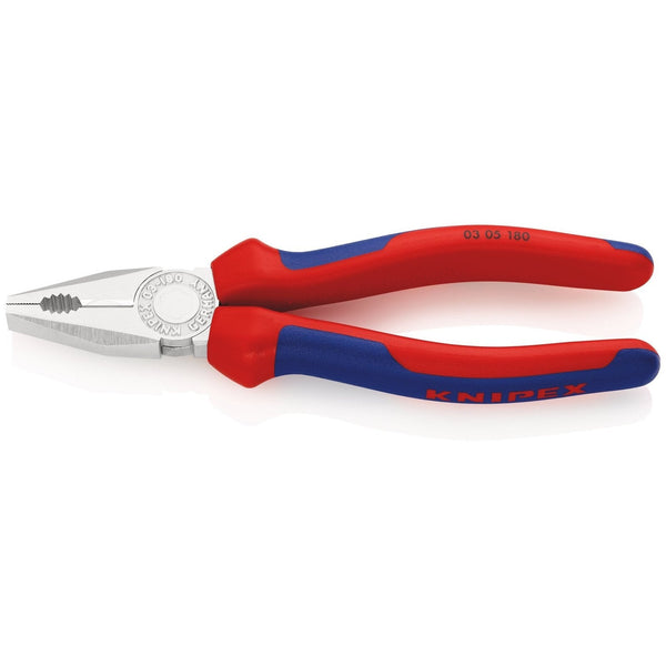 Pinza universale, cromata, manici bicomponente Knipex