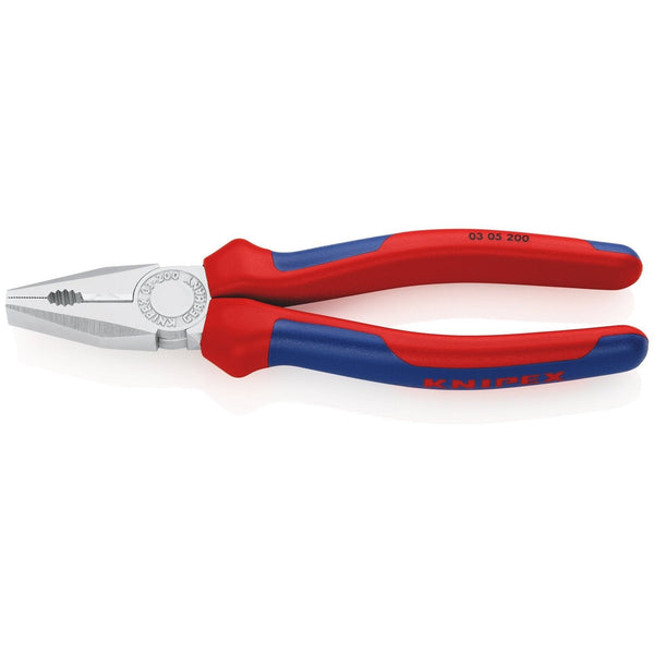 Pinza universale, cromata, manici bicomponente Knipex