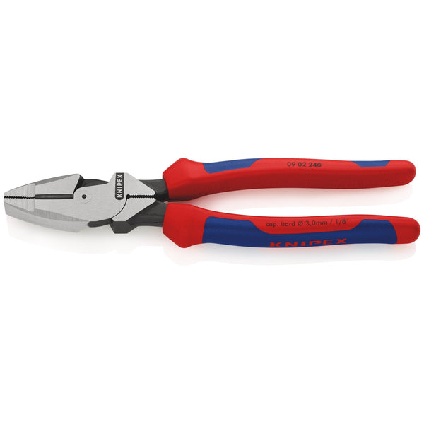 Pinza universale "Lineman's Pliers", modello americano, manici bicomponente Knipex