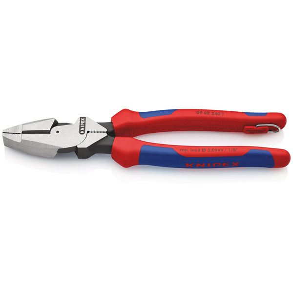 Pinza universale "Lineman's Pliers", modello americano, manici bicomponente Knipex