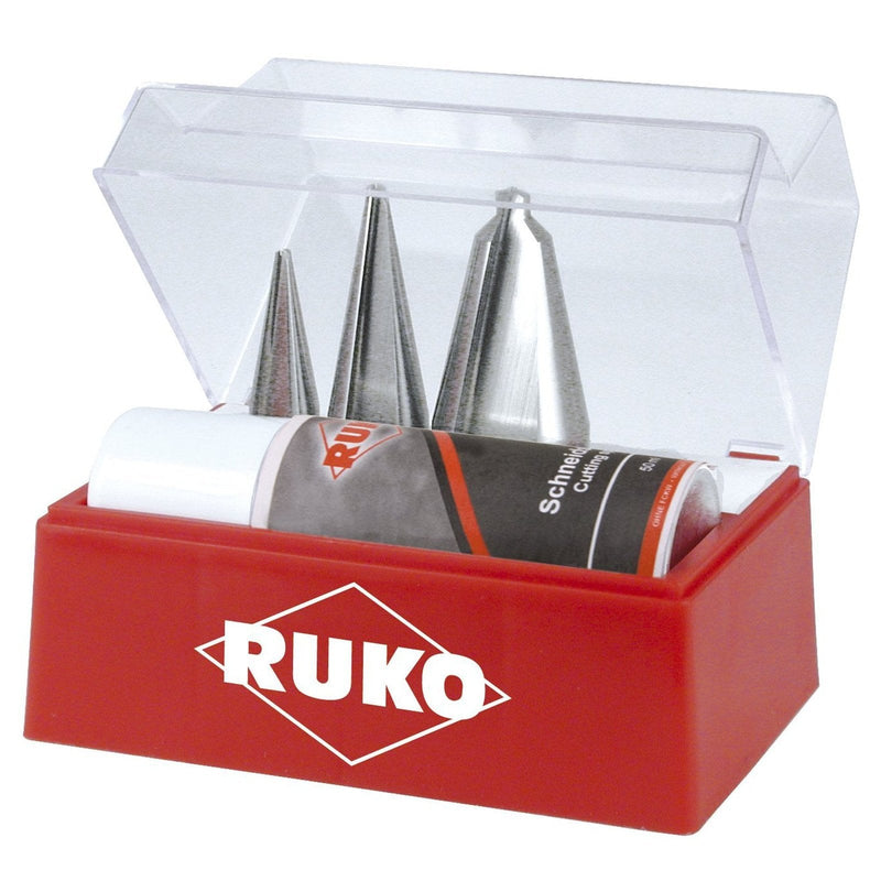 ruko 101009 set frese coniche hss