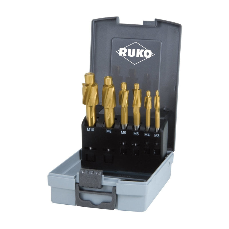 ruko 102450tro set svasatori viti esagono incassato hss tin