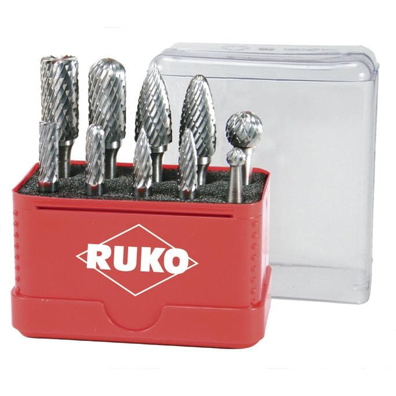 ruko 116002 set lime frese rotative metallo duro