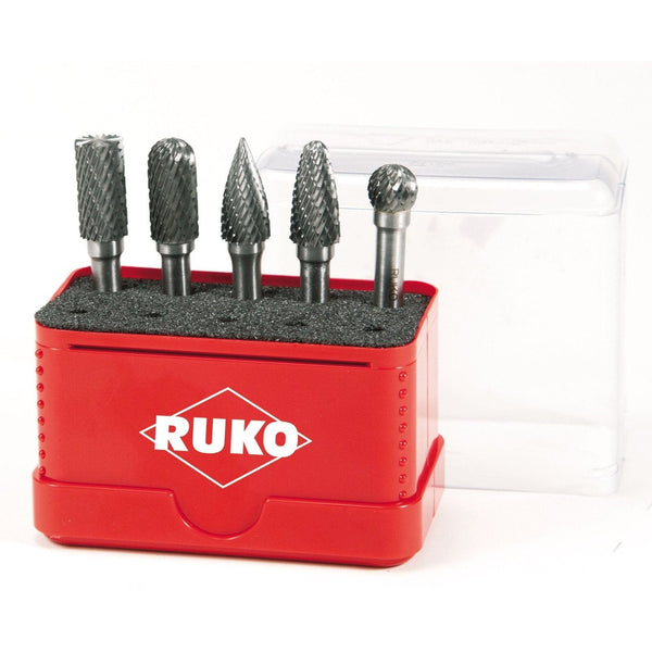 ruko 116004 set lime frese rotative metallo duro