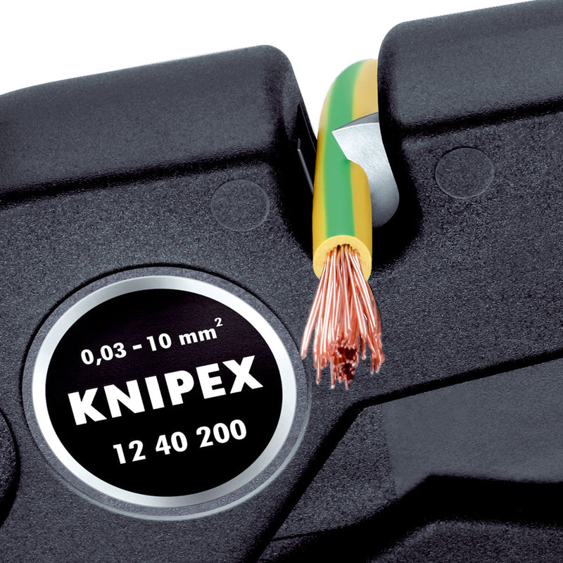 Pinza spelacavi frontale regolazione automatica Knipex