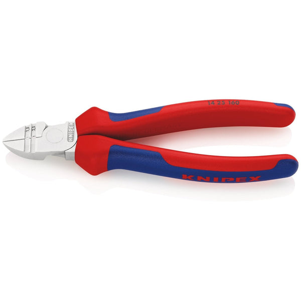 Knipex 1425160 tronchese laterale cromato manici bicomponente 14 25 160